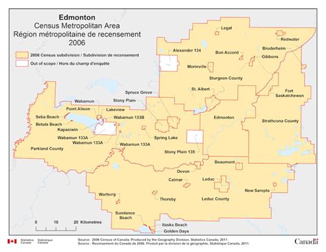 edmonton census metropolitan area map|Edmonton, Alberta .